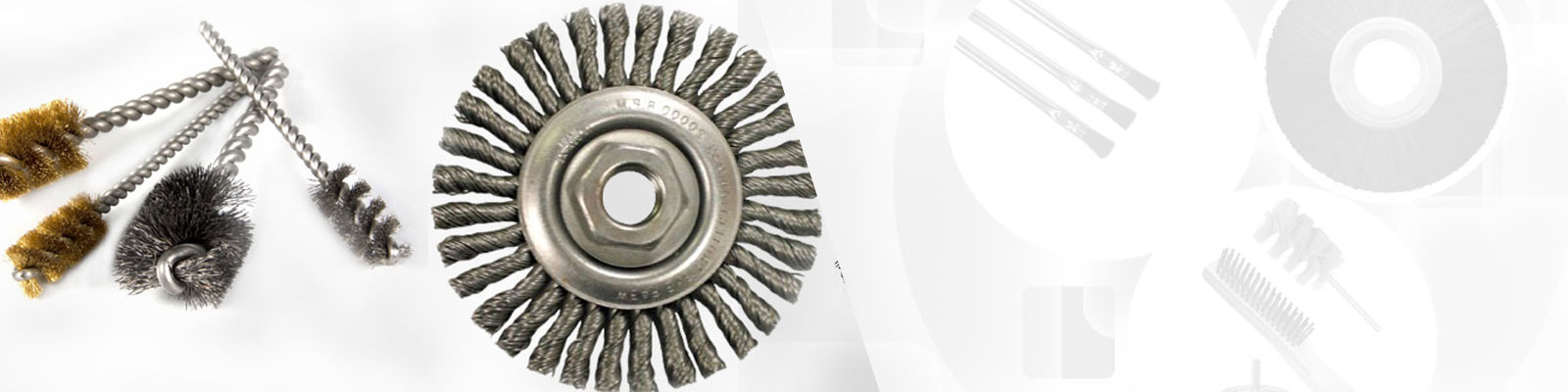 RADIAL END BRUSHES STAINLESS STEEL